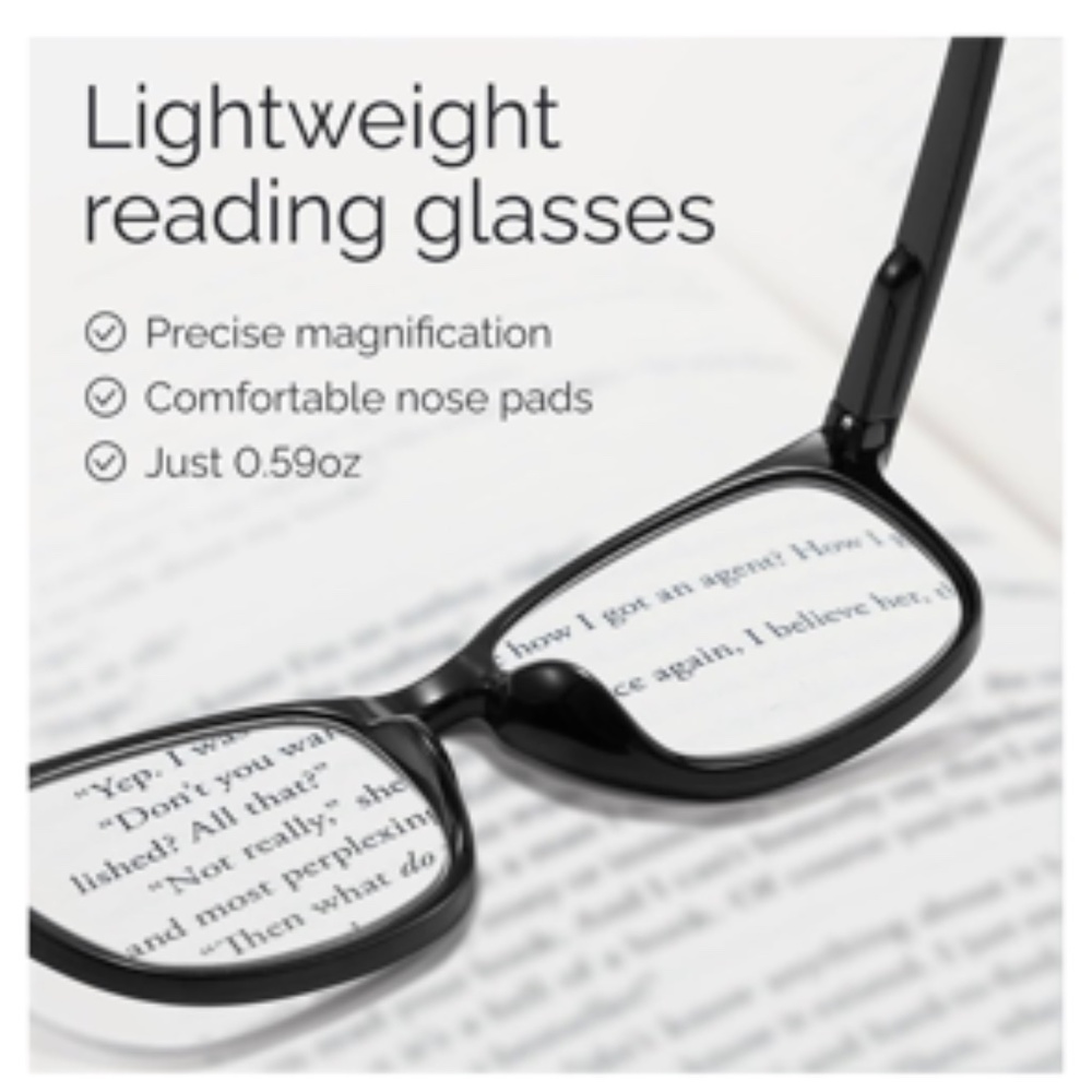 4 Pairs Women CCVOO +4.0 Reading Blue Light Filtering Glasses Cheaters Black New - Picture 5 of 6
